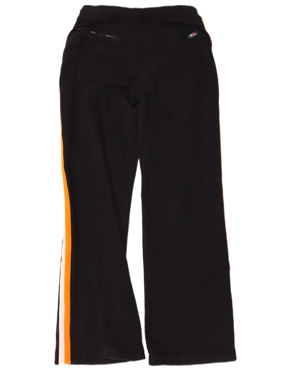 Ellesse Pantalones De Chándal Para Mujer UK 42 Mediano Negro Colorblock Algodón