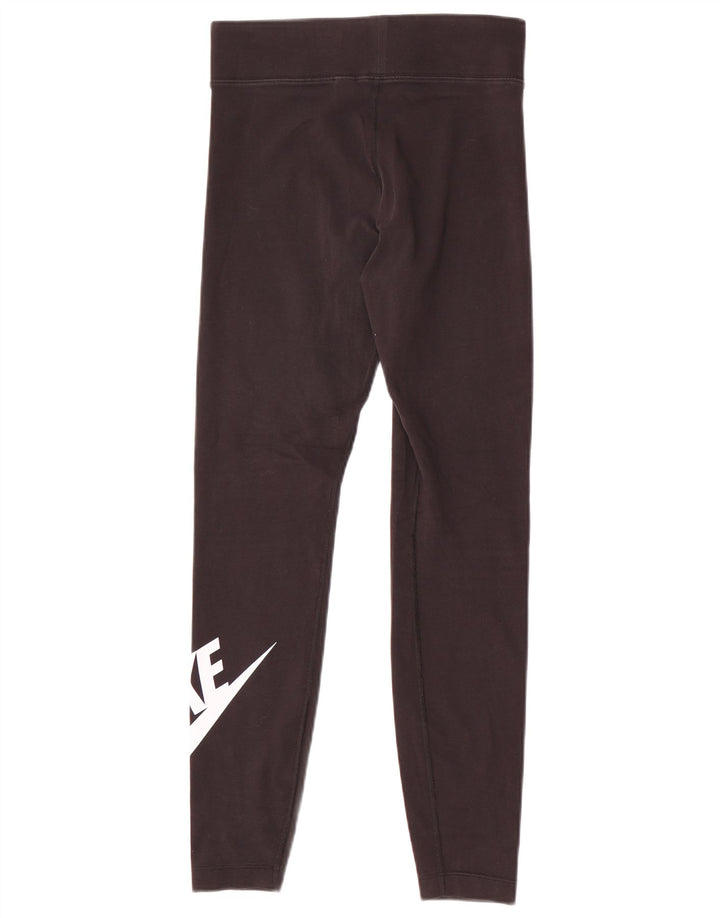 Nike Leggings gráficos para mujer UK 8 Small Poliéster negro