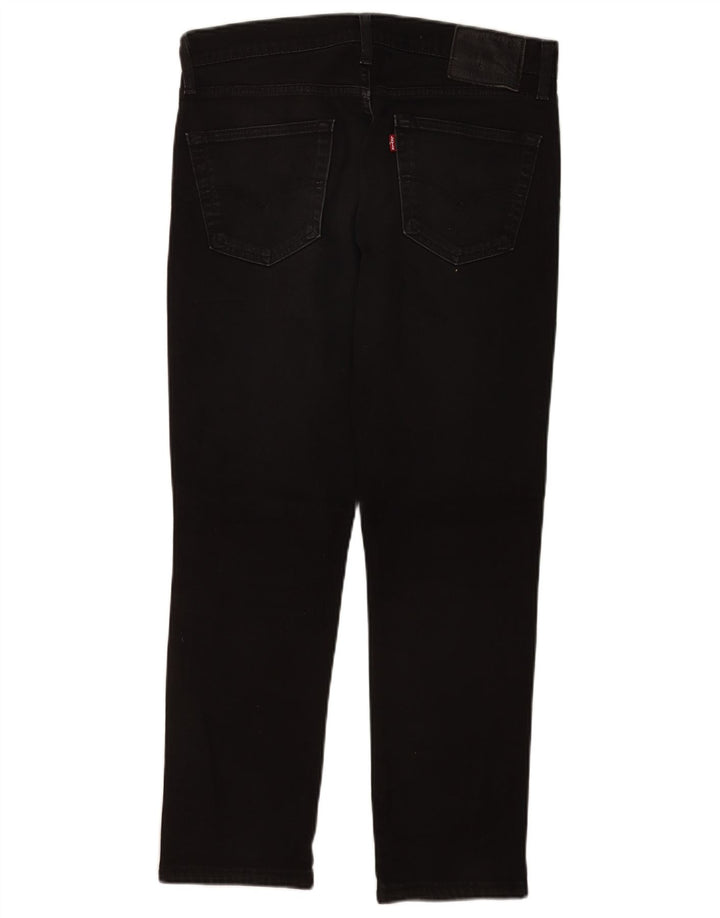 Levi's Hombre 511 Slim Jeans W33 L27 Algodón Negro