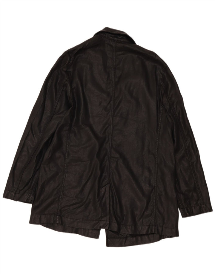 All Saints Chaqueta tipo blazer abierta para mujer UK 46 Large Black Lyocell