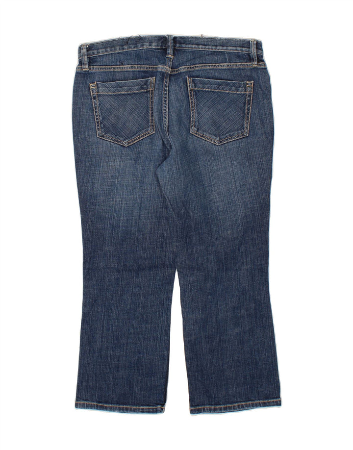 MOSSIMO Womens Straight Capri Jeans US 10Large W32 L23 Blue Cotton Vintage Mossimo and Second-Hand Mossimo from Messina Hembry 