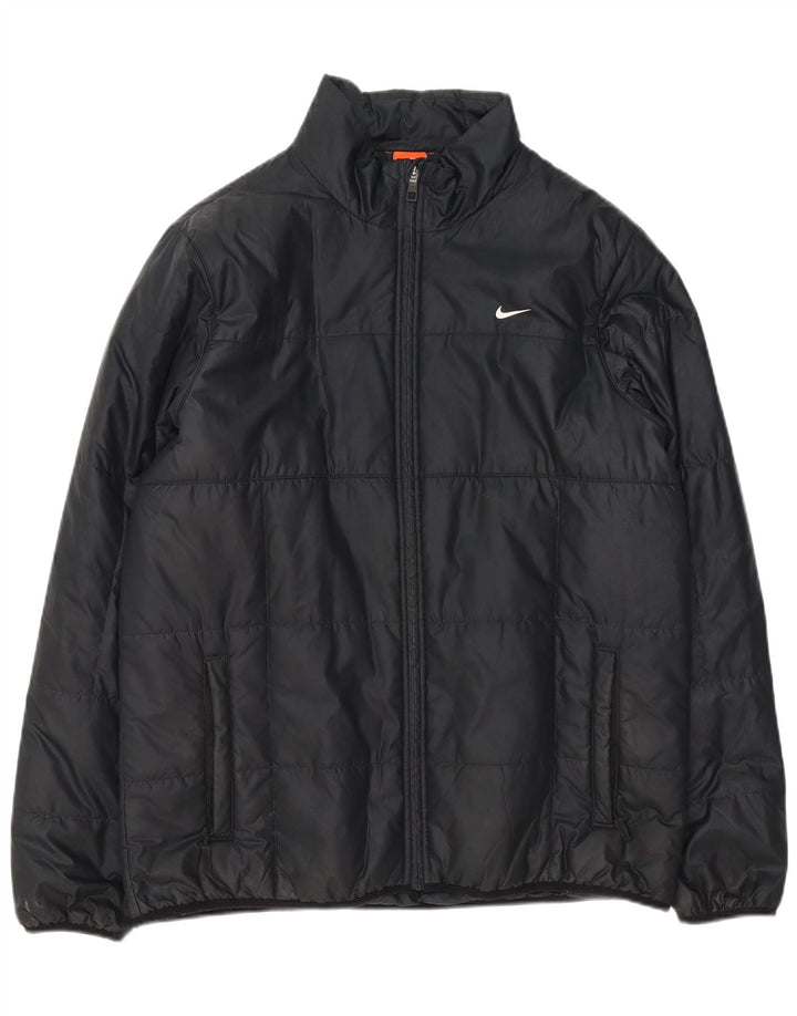 Nike Chaqueta acolchada para hombre UK 40 Large Poliéster negro