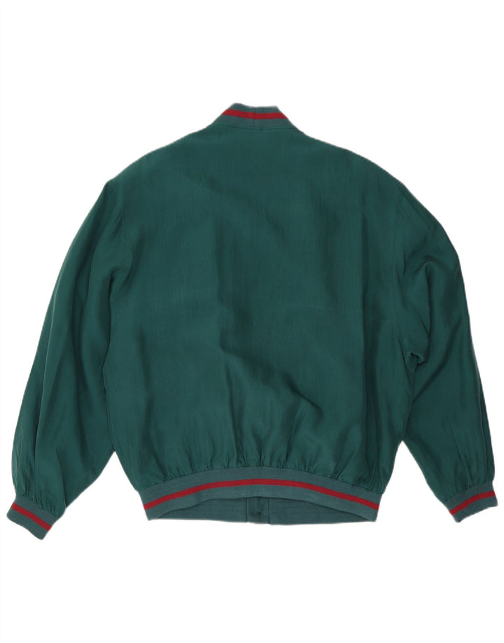 Paul & Shark Chaqueta Bomber para Navegación para Hombre UK 38 Seda Verde Mediana