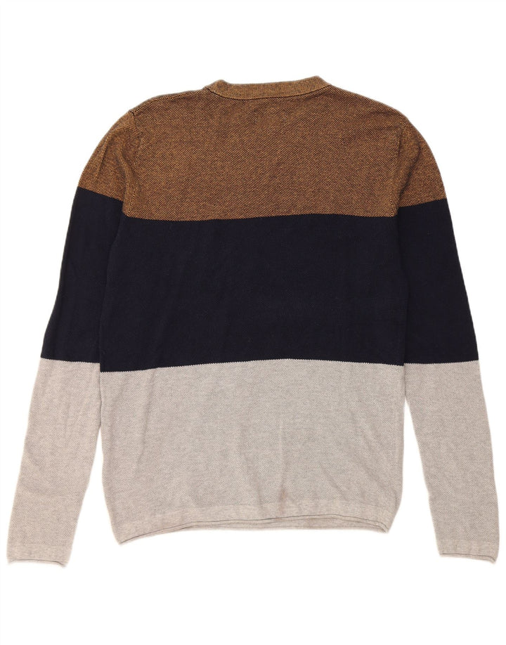 Jack & Jones Jersey De Cuello Redondo Para Hombre Large Multicolor Colorblock