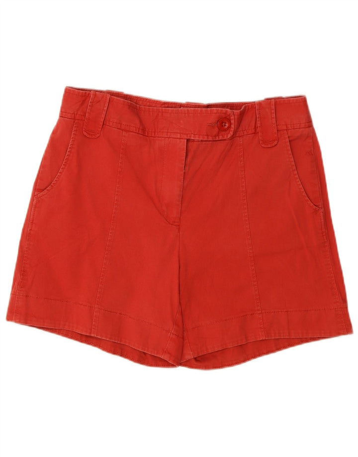 NAUTICA Pantalones cortos casuales para mujer US 6 mediano W30 algodón rojo