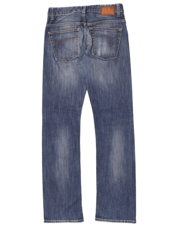 Vaqueros Rectos Calvin Klein Mujer W30 L34 Azul