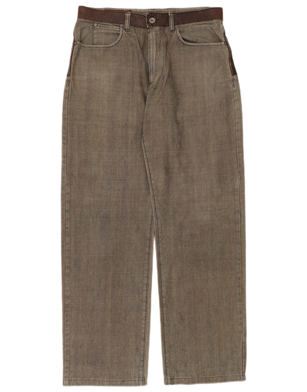 Vaqueros rectos Marlboro Classics para hombre W32 L34 Algodón color block gris