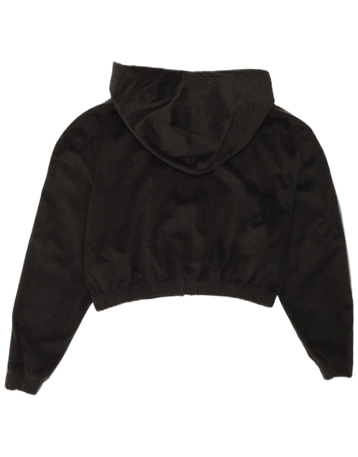 Adidas - Sudadera con capucha para mujer, talla extragrande, con cremallera, talla S, poliéster negro
