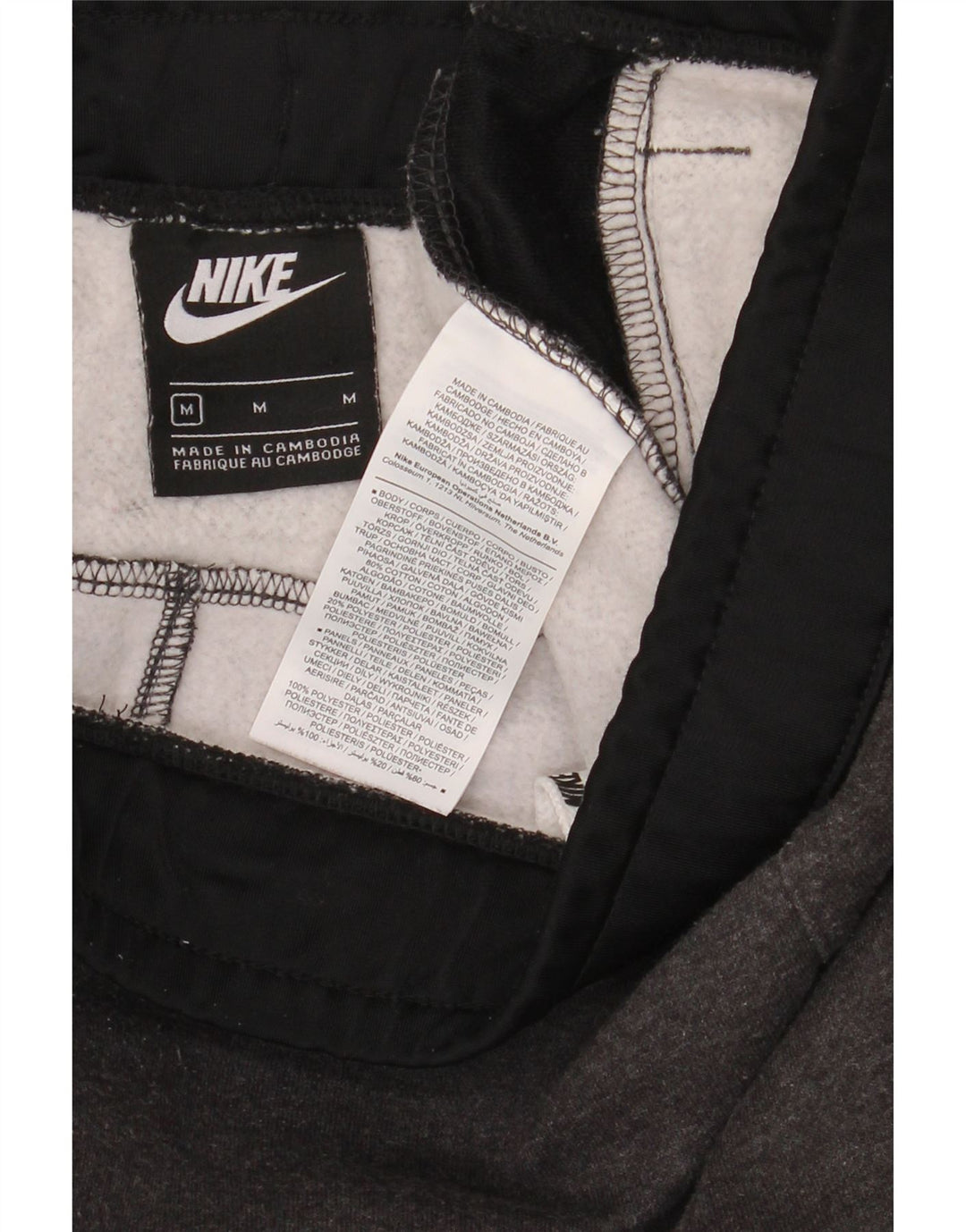 Pantalón De Chándal Nike Hombre Joggers Gris Medio Algodón