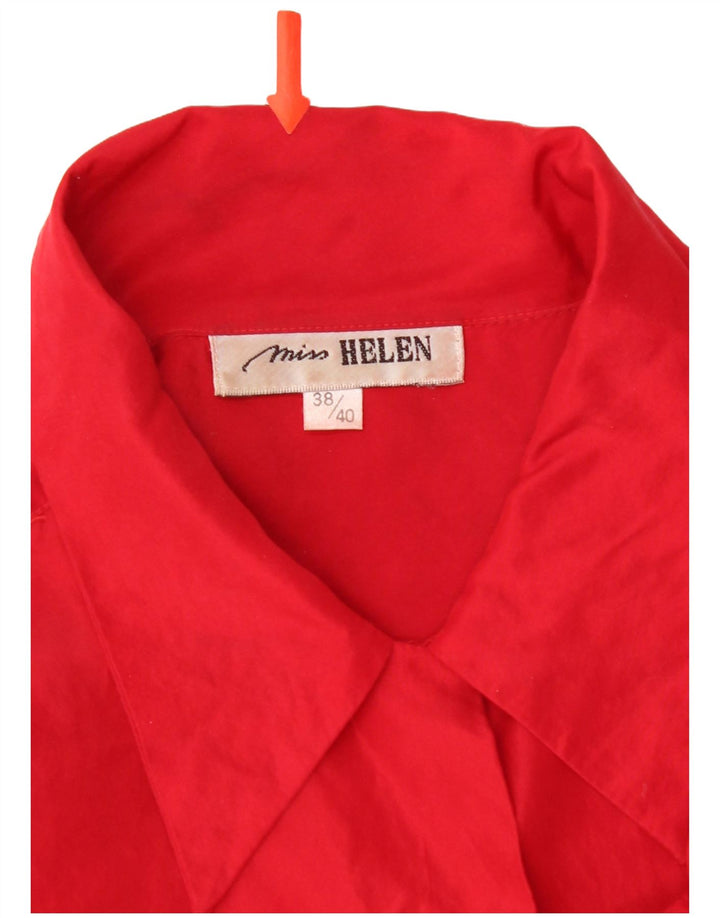 Blusa vintage para mujer EU 38/40 Rojo medio