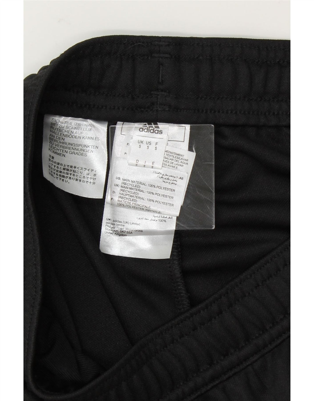 ADIDAS Womens Tracksuit Trousers UK 8 Small  Black Polyester Vintage Adidas and Second-Hand Adidas from Messina Hembry 