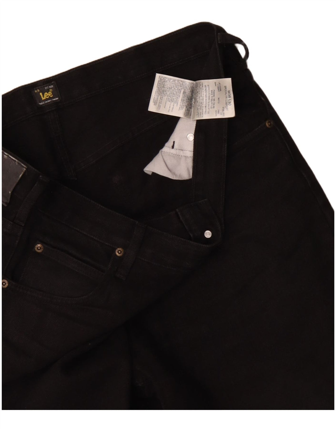 Lee Vaqueros Rectos Brooklyn Comfort para Hombre W36 L30 Algodón Negro