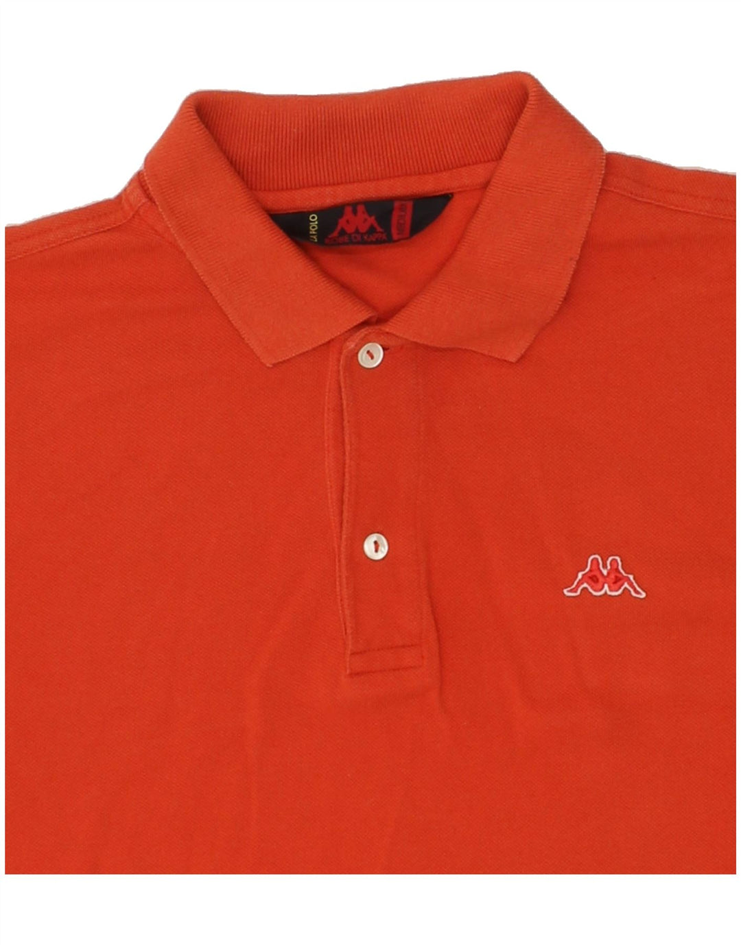 KAPPA Mens Polo Shirt Medium Orange Cotton Vintage Kappa and Second-Hand Kappa from Messina Hembry 
