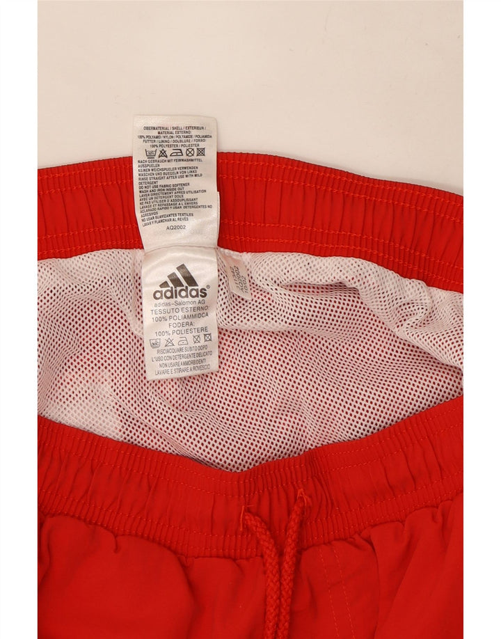Adidas Hombre Graphic Bañador Shorts Mediano Rojo Poliéster