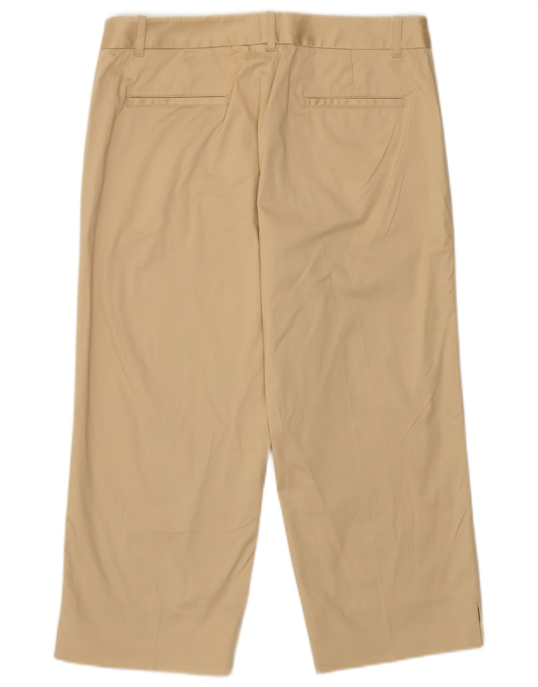 Ralph Lauren Pantalones Capri de Golf para Mujer US 8 Mediano W30 L21 Algodón Beige