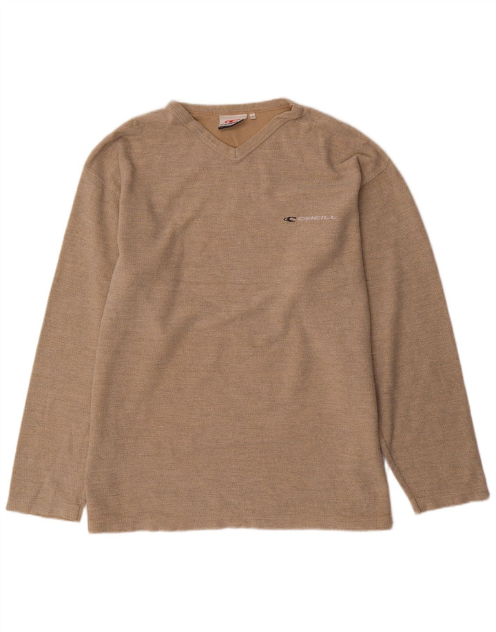 O'Neill Hombre Top Manga Larga Grande Algodón Beige