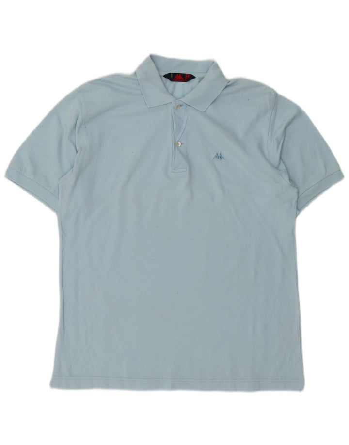 KAPPA Polo Hombre Algodón Azul Medio