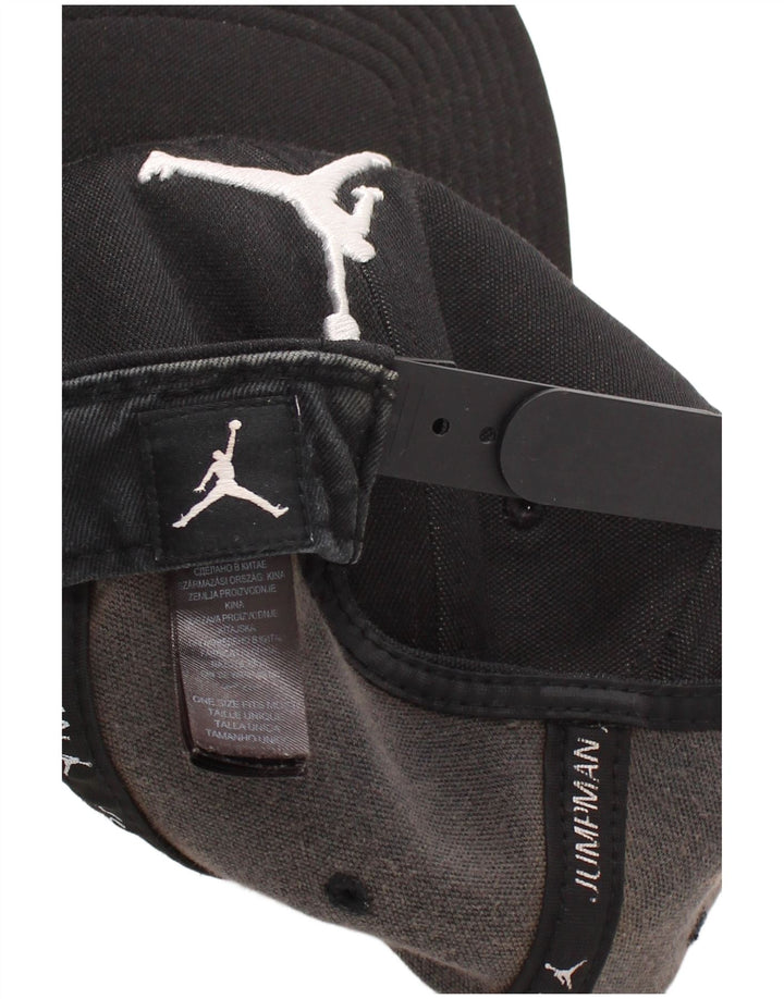 Jordan Gorra de béisbol gráfica para hombre Talla única Poliéster negro