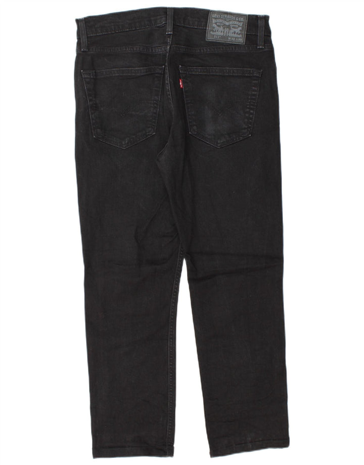 Levi's Hombre 511 Slim Jeans W33 L26 Algodón Negro