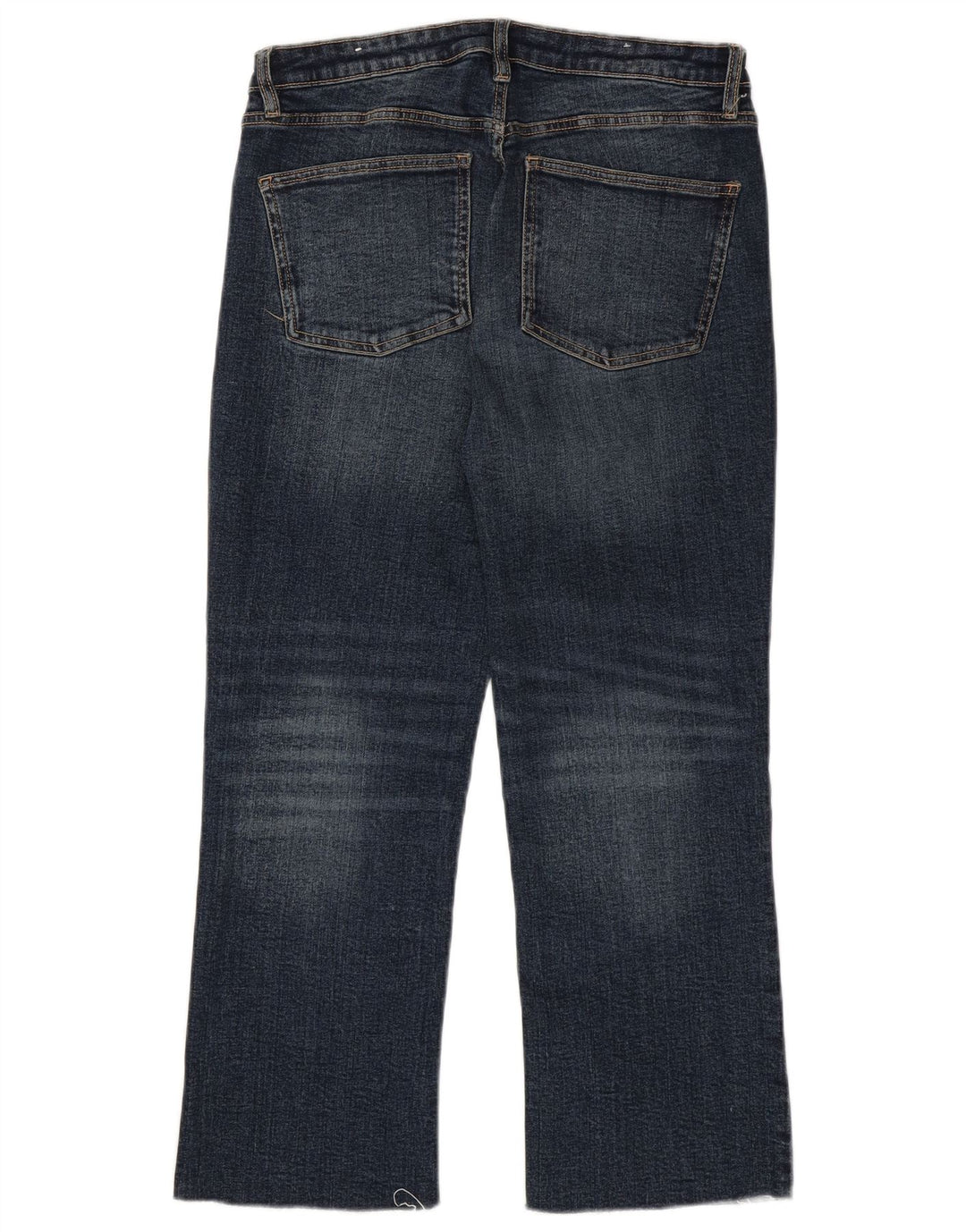 ZARA Womens Cropped Jeans EU 42 Large W32 L25 Blue