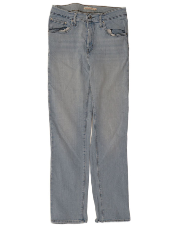 Levi's Mujer 724 Vaqueros Rectos De Tiro Alto W30 L30 Algodón Azul