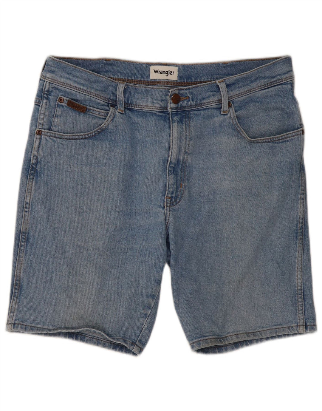 Wrangler Pantalones Cortos De Mezclilla Texas Para Mujer W34 Algodón Azul Grande