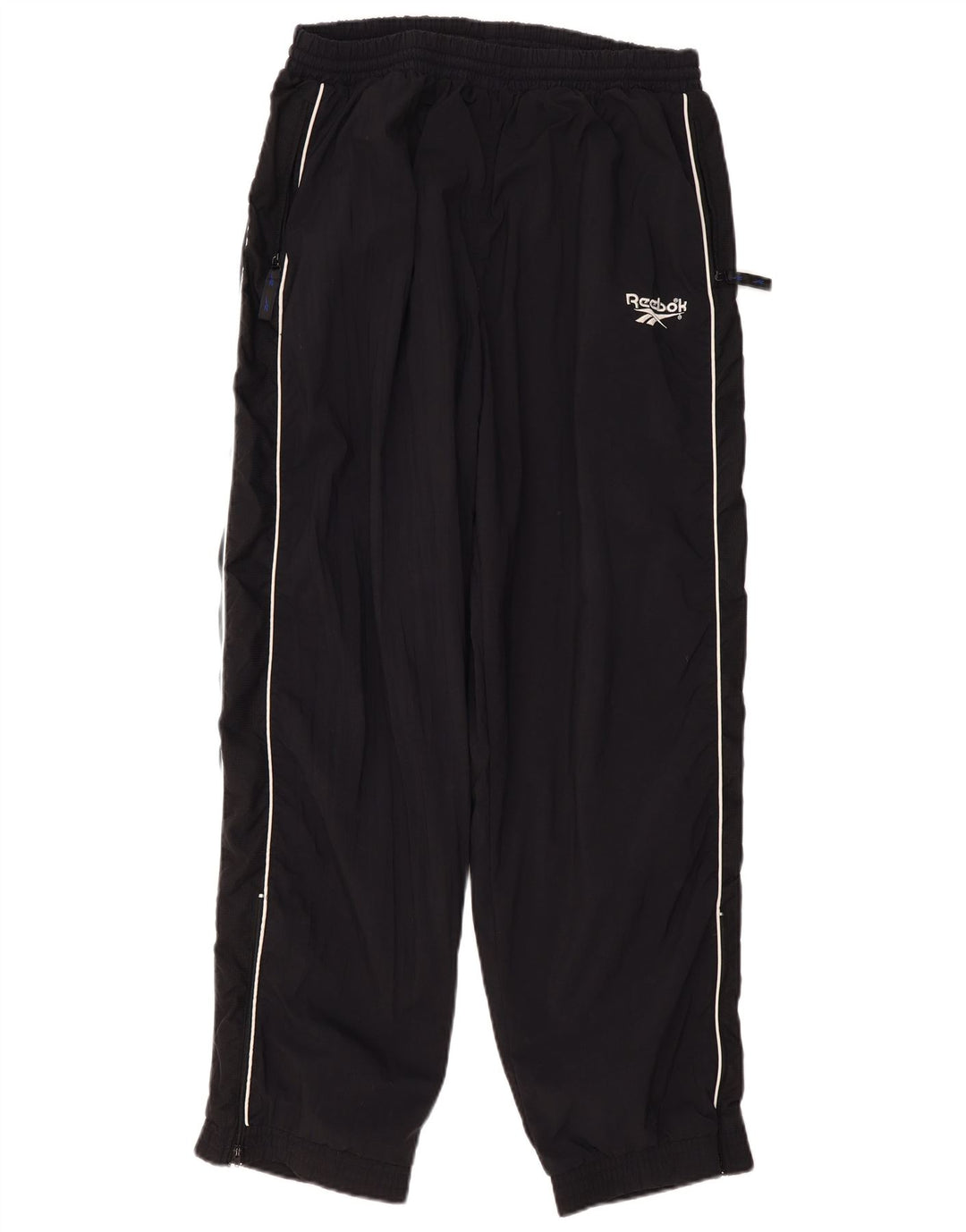 Reebok Pantalones De Chándal Para Hombre Joggers Large Negro Poliamida