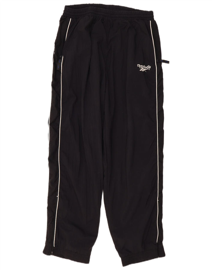 Reebok Pantalones De Chándal Para Hombre Joggers Large Negro Poliamida