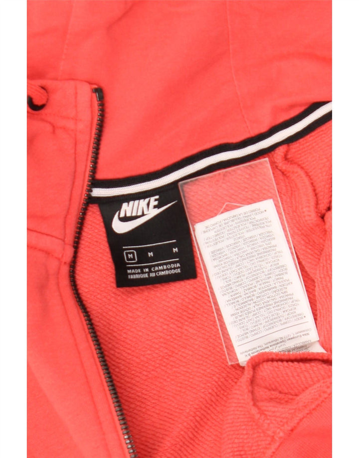 Nike - Sudadera con capucha para mujer, extragrande, con cremallera, talla 40, tamaño mediano, color rojo