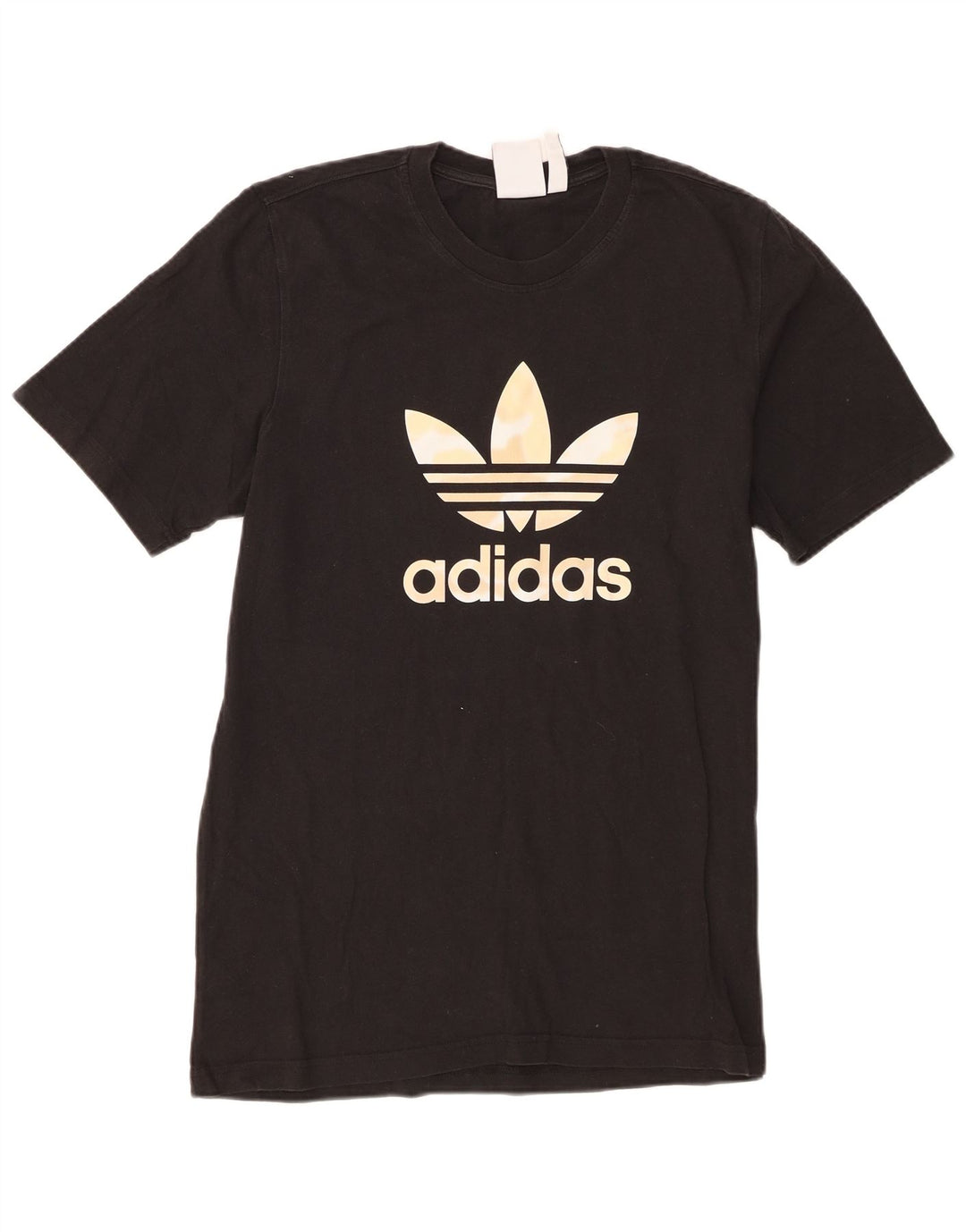 Adidas - Camiseta gráfica para hombre, talla mediana, algodón negro