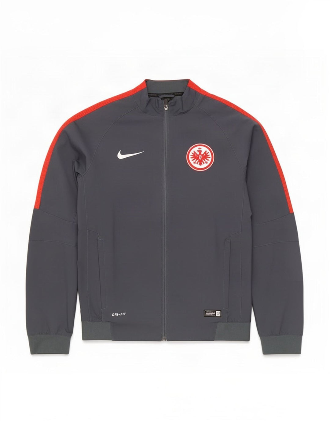 Nike Eintracht Frankfurt Chándal Top Chaqueta Gris Medio Color Block