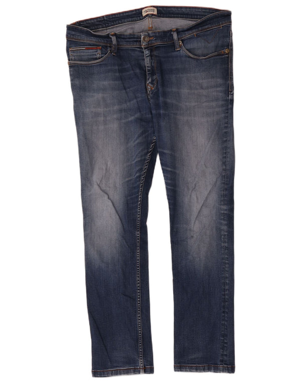 Tommy Hilfiger Vaqueros ajustados para hombre W38 L30 Algodón azul