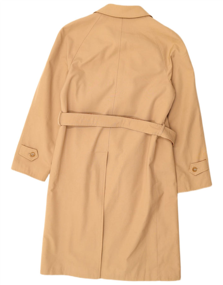Vintage mujer abrigo Reino Unido 12 Medio Beige