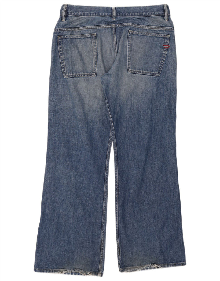Diesel Hombre Bootcut Jeans W36 L30 Algodón Azul