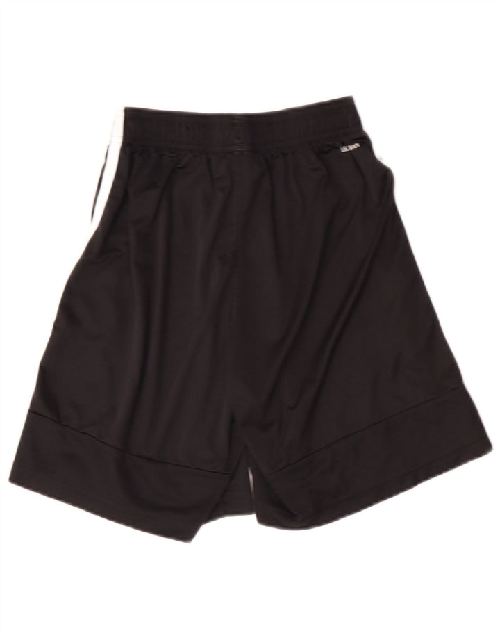 Pantalones cortos deportivos ADIDAS para hombre pequeños deportivos de poliéster negro