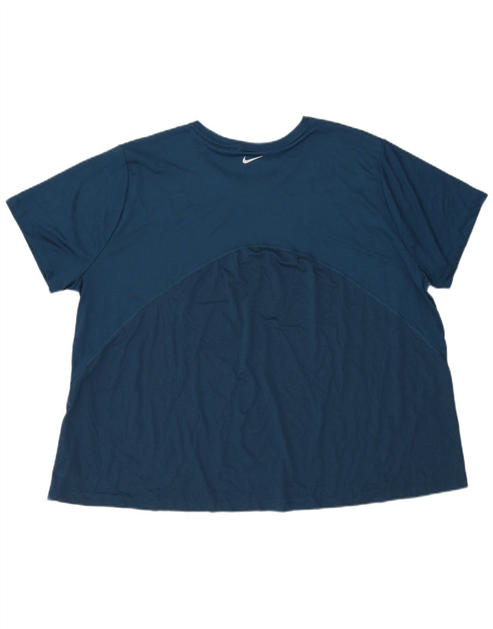 Nike Camiseta Dri Fit para Hombre Top 3XL Azul Marino