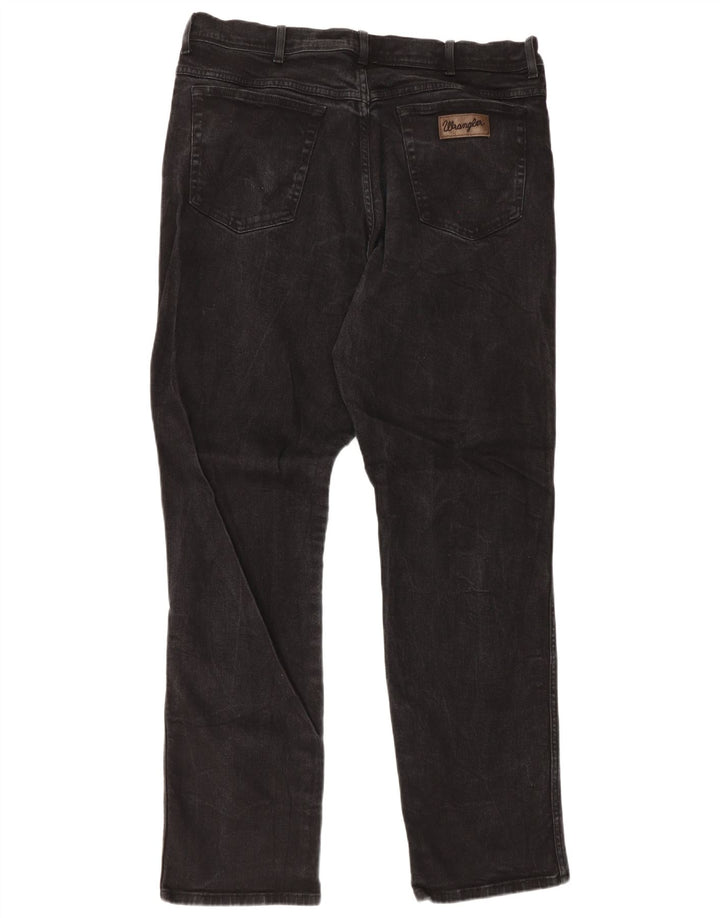 Wrangler Vaqueros Rectos Texas Para Hombre W42 L36 Negro