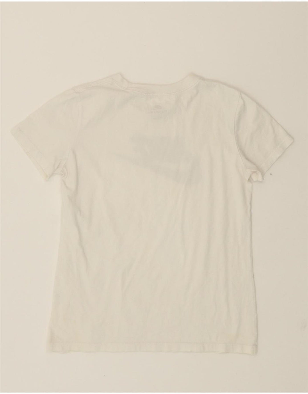 NIKE Womens Graphic T-Shirt Top UK 10 Small White Vintage Nike and Second-Hand Nike from Messina Hembry 