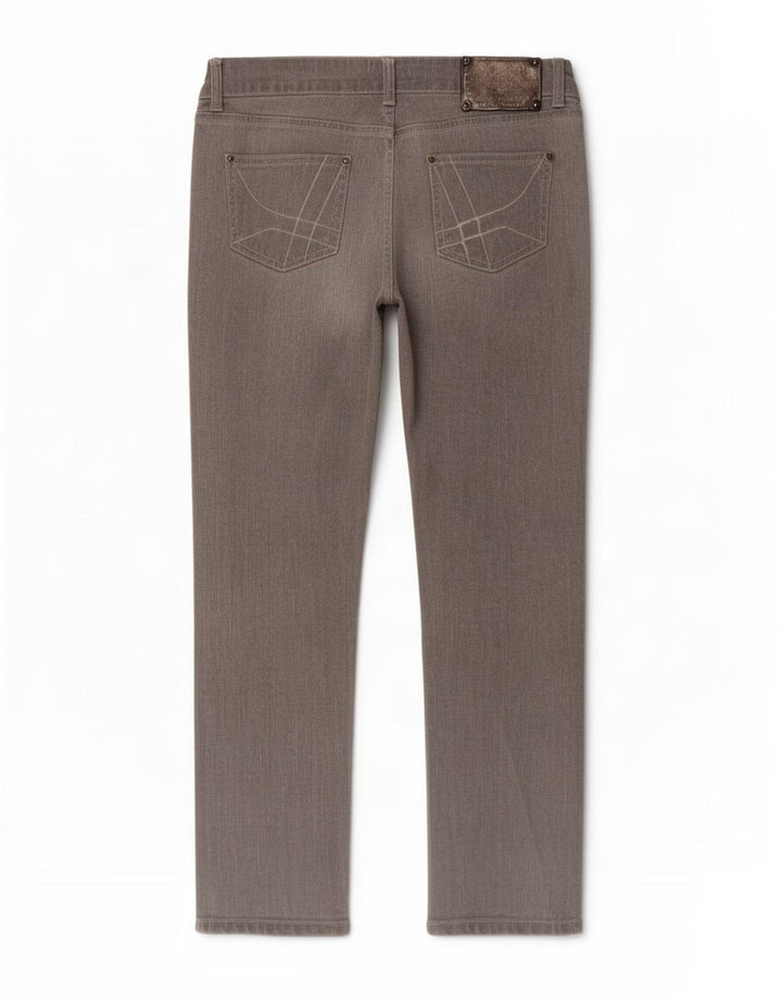 Pinko Vaqueros Slim Mujer W28 L27 Gris