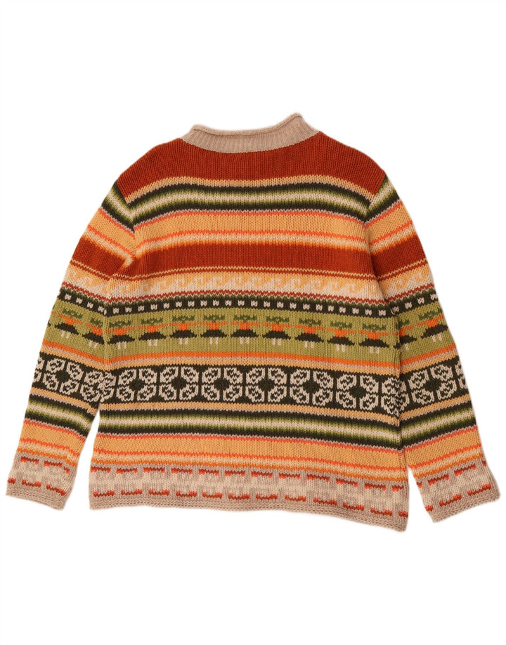 Bianca Mujer Cuello Alto Jersey Jersey IT 46 Grande Multicolor