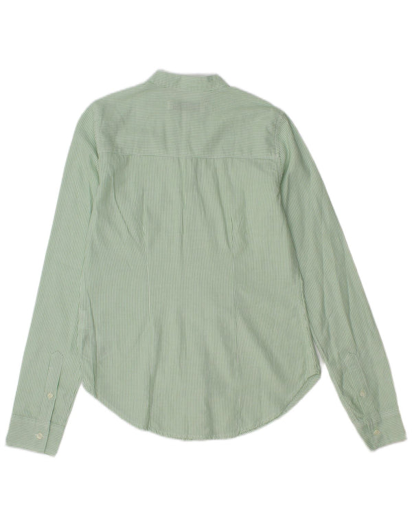 Abercrombie & Fitch Camisa para mujer Reino Unido 6 XS Algodón a rayas verdes