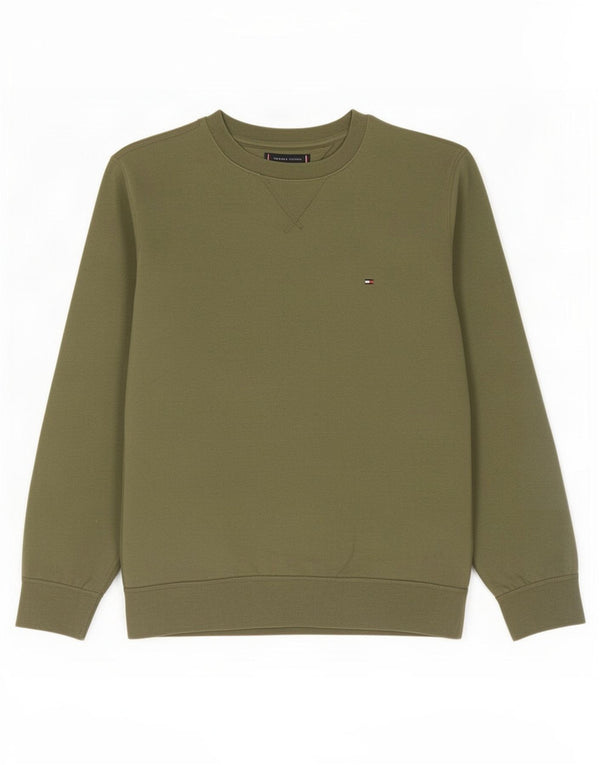 Tommy Hilfiger Sudadera Jumper XL Verde Algodón Hombre