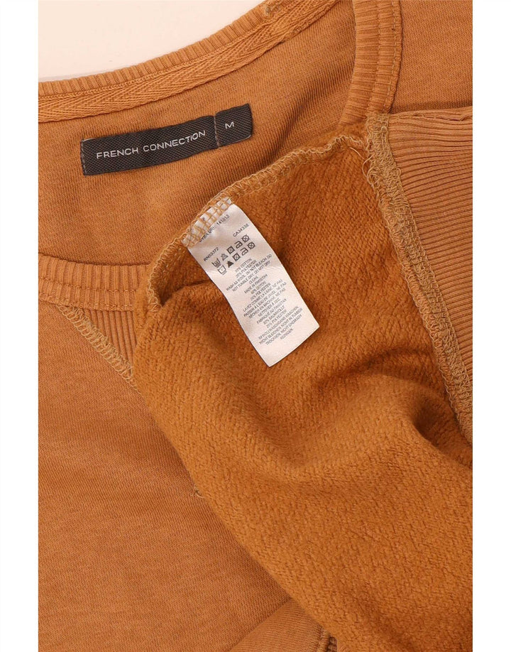 French Connection Sudadera con Capucha para Hombre Jersey De Algodón Marrón Medio
