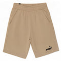 Pantalones Cortos Deportivos Puma Hombre Beige Medio Algodón