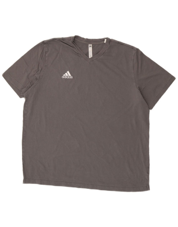 Adidas Camiseta Hombre Top XL Gris Algodón