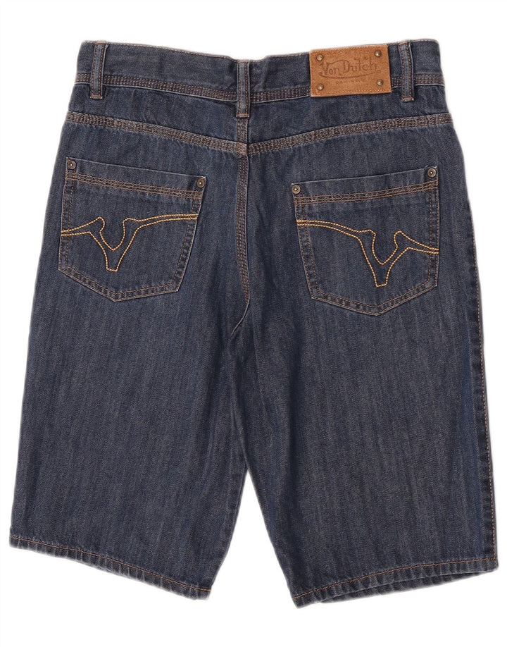 Shorts vaqueros para hombre Von Dutch W29 Small Blue Cotton