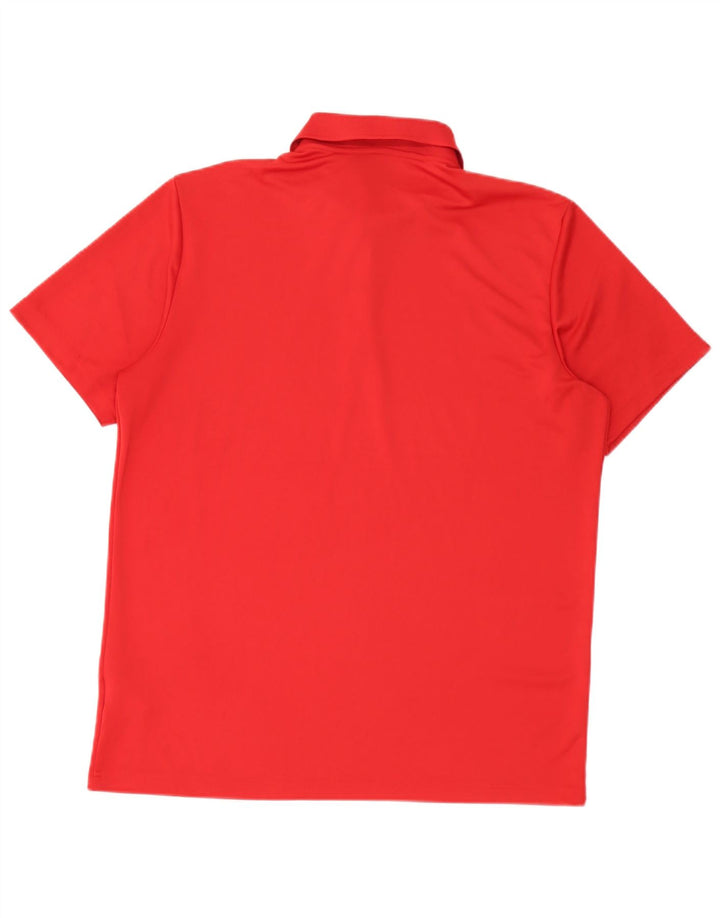 Polo Adidas Hombre Grande Poliéster Rojo