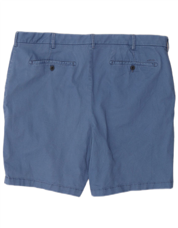 IZOD Pantalones cortos chinos elásticos para hombre W42 2XL Algodón azul