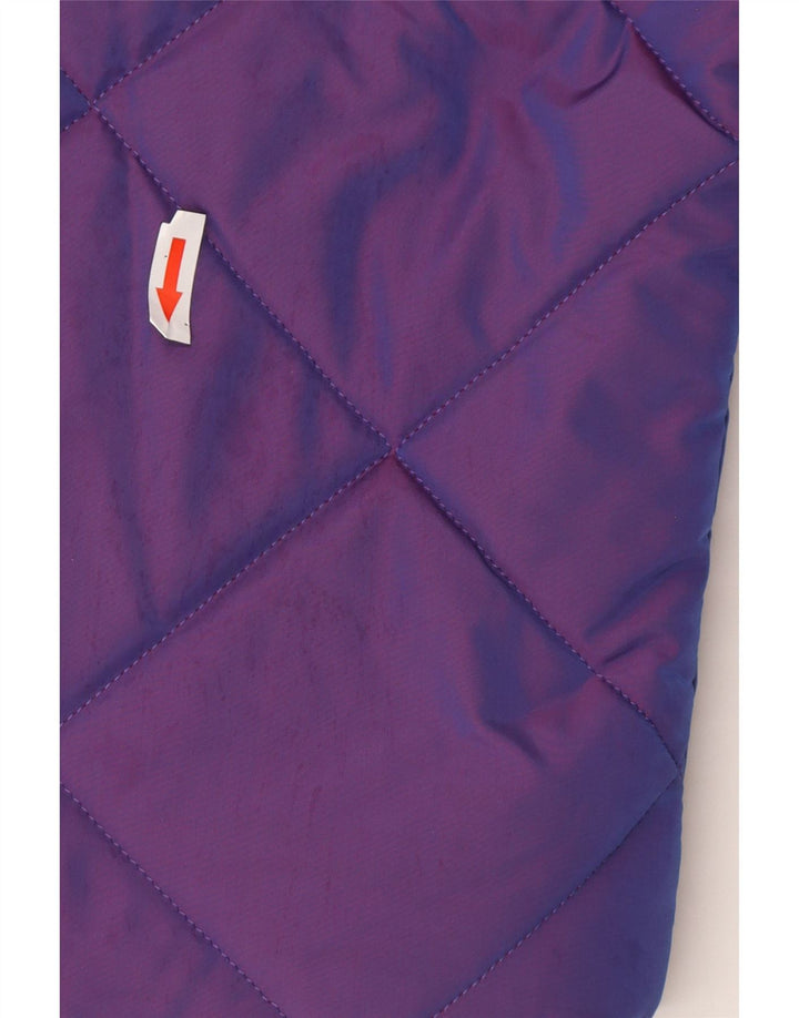 Belfe & Belfe Abrigo acolchado extragrande con capucha para mujer IT 44 Medium Purple