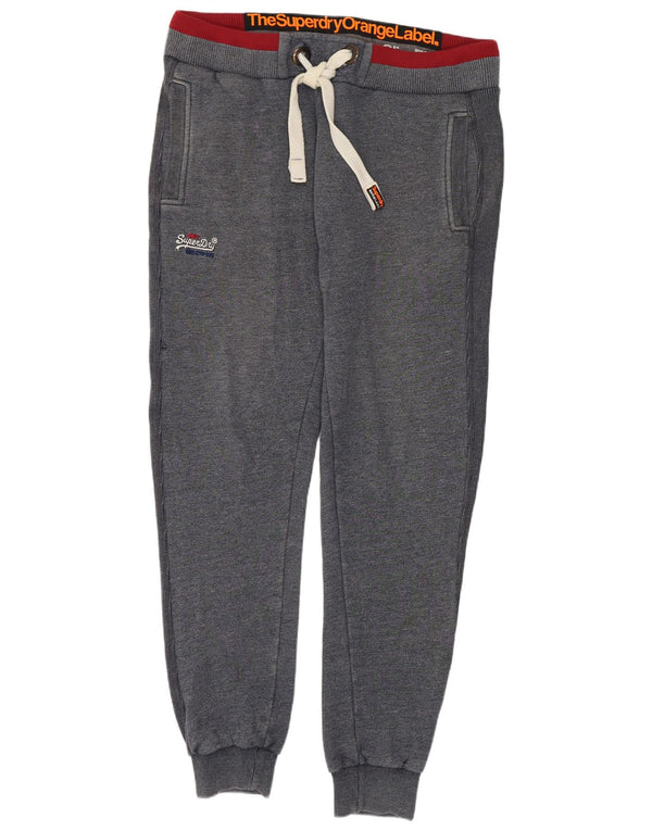 Superdry Hombre Pantalones De Chándal Slim Fit Joggers Medium Azul Marino Moteado
